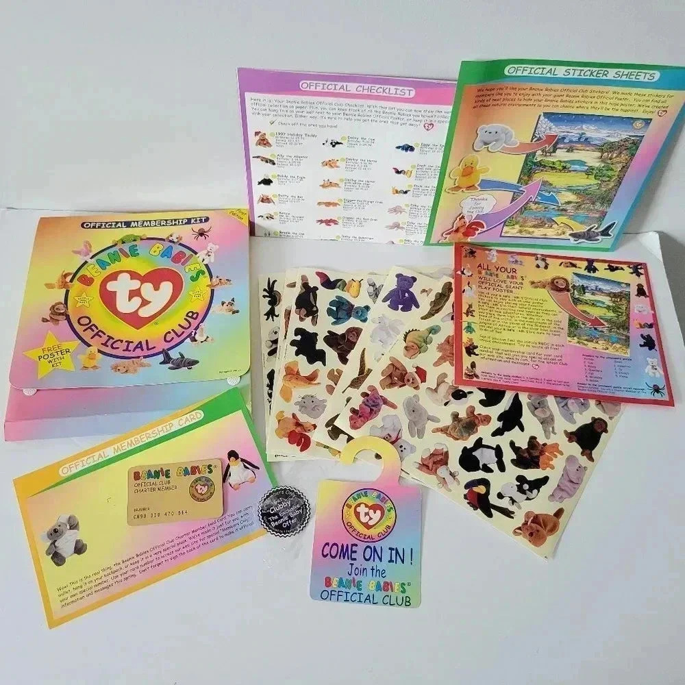 TY Beanie Babies First Edition Official Membership - Picture 1 of 4